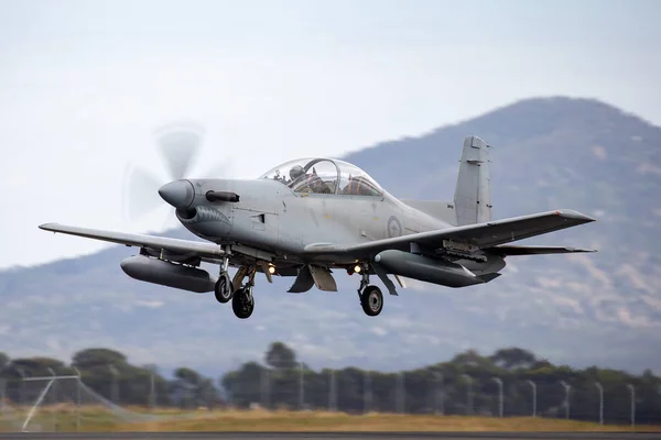Avalon Ausztrália Február 2015 Royal Australian Air Force Raaf Pilatus — Stock Fotó