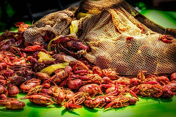New Orleans Style Crawfish Boil — Stock Photo, Image