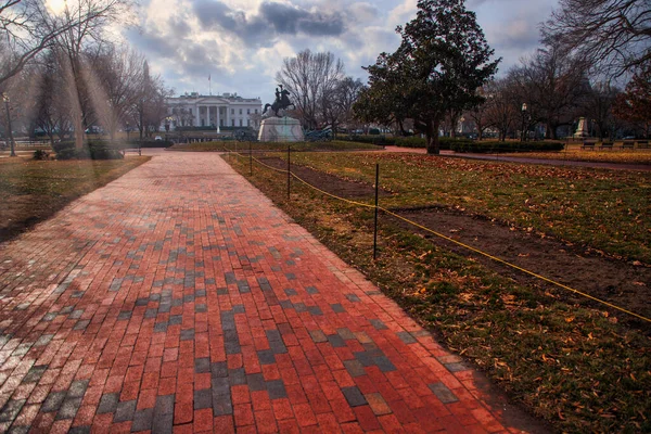 Een Loopbrug Een Park Buurt Van Het Witte Huis Washington — Stockfoto