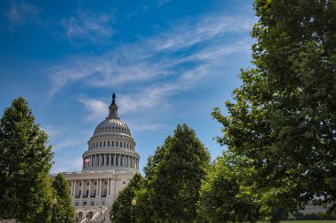 Washington, DC 'deki ABD Kongre Binası' na bakıyorum..