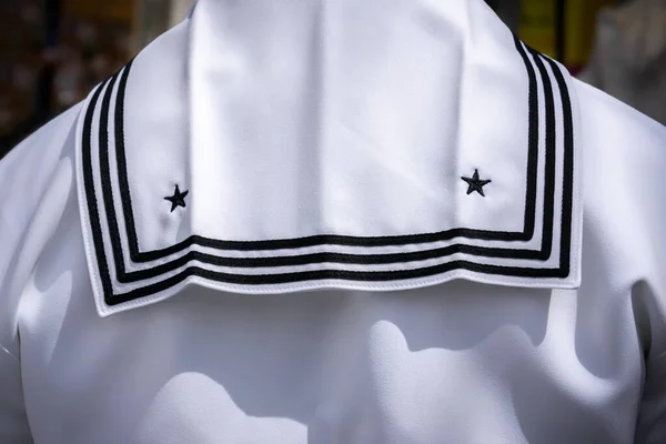 日本の米海軍水兵の白旗 — ストック写真