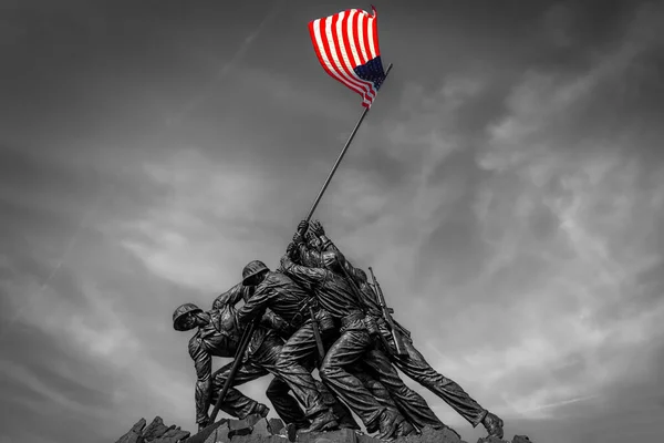 Marine Corps War Memorial Arlington Virginia – stockfoto