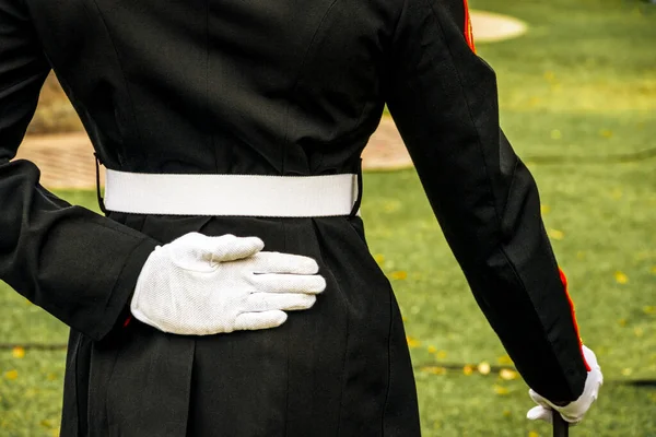 Marine Los Estados Unidos Descansa Desfile Durante Una Ceremonia Sur — Foto de Stock