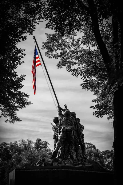 Memorial Guerra Del Cuerpo Marines Arlington Virginia — Foto de Stock