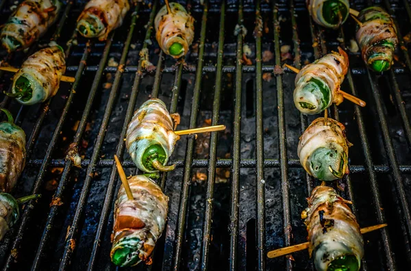 Spek Verpakt Jalapeo Pepers 2015 San Diego County Fair — Stockfoto