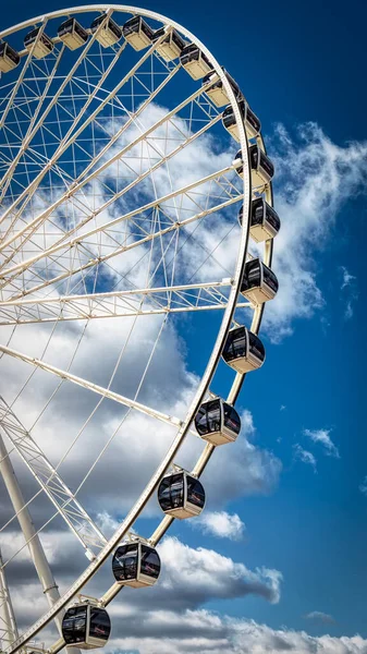 Kijkend Naar Capital Whee National Harbor — Stockfoto