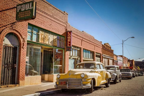 1948 Chrysler Crown Imperial Limousine Taxicab Sits Parked Erie Street — Stock Photo, Image