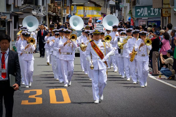 Japan Maritime Self Defense Force Jmsdf Band March Black Ship — Stock Photo, Image