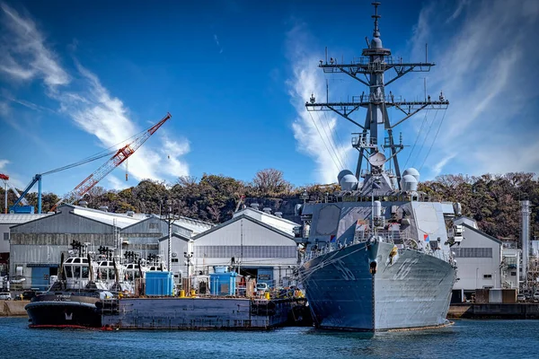 Uss John Mccain Ddg Raketový Torpédoborec Třídy Arleigh Burke Sedí — Stock fotografie