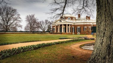 Virginia, Charlottesville yakınlarındaki Thomas Jeffersons Monticello 1987 'den beri UNESCO' nun Dünya Mirası Bölgesi..