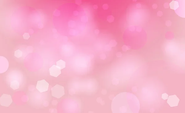 Vector Bokeh Fondo Rosa Suave Ilustración Borrosa Abstracta — Vector de stock