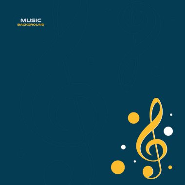 Tasarım, Vektör ve illüstrasyon için müzik arkaplanı, kartpostal, şekil, broşür ve afiş için Şablon Tasarımı.