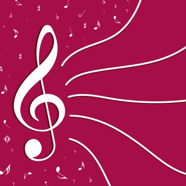 Tasarım, Vektör ve illüstrasyon için müzik arkaplanı, kartpostal, şekil, broşür ve afiş için Şablon Tasarımı.