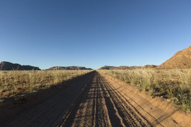 Boş toprak yol, Naukluft Milli Parkı