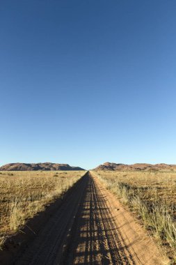 Boş toprak yol, Naukluft Milli Parkı