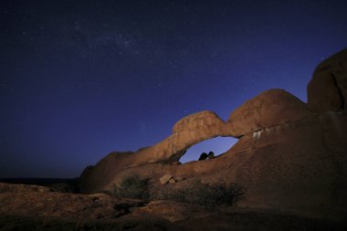 Rock arch at the Spitzkoppe  clipart