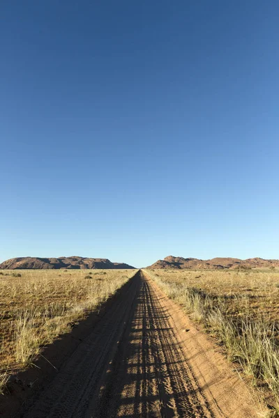 Empty Dirt Road Naukluft National Park — Stock Photo, Image