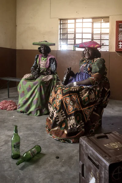 Пуррос Кунсен Регіон Намібія Травня 2018 Herero Хто Живе Посушливих — стокове фото