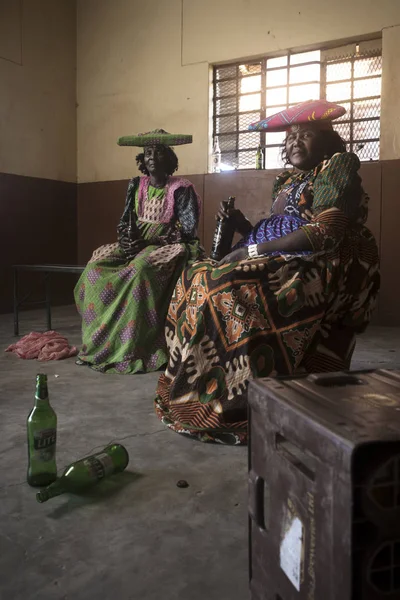 Purros Região Kunene Namíbia Maio 2018 Hererós Que Vivem Região — Fotografia de Stock