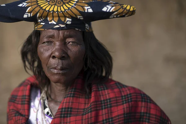 Purros Região Kunene Namíbia Maio 2018 Hererós Que Vivem Região — Fotografia de Stock