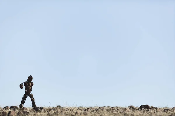 Kaokoland Yalnız Bir Taş Adamı — Stok fotoğraf