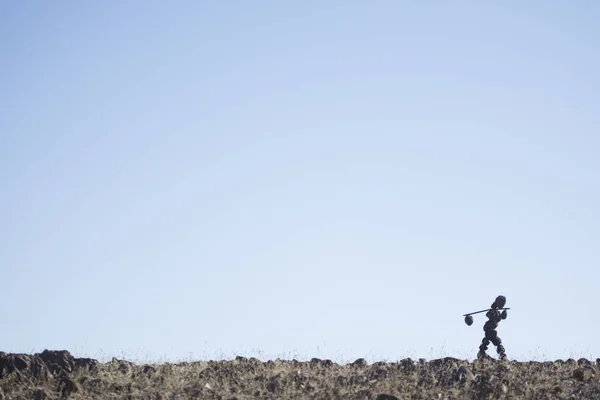 Kaokoland Yalnız Bir Taş Adamı — Stok fotoğraf