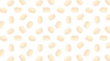 Yumurta tofu desenli duvar kağıdı. Beyaz arka planda tofu. Metin için boş alan. Boşluğu kopyala.