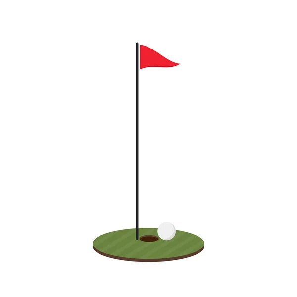 Projekt Logo Golfa Projekt Plakatu Golfowego Wektor Golfa — Wektor stockowy