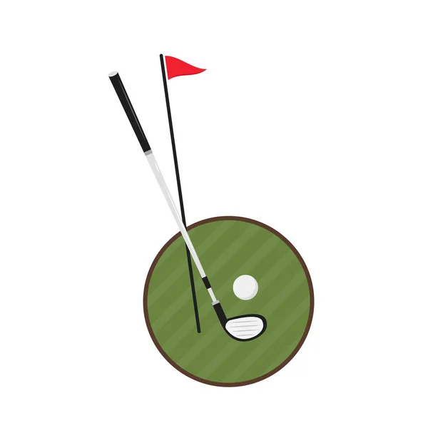 Golf Logó Design Golf Plakát Tervezés Golf Vektor — Stock Vector