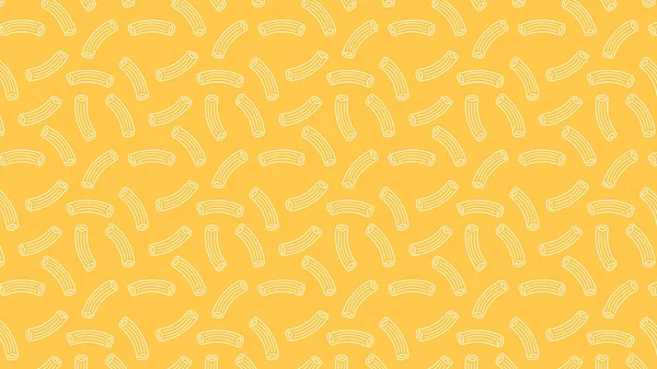 Pasta Noodles Pattern Wallpaper Pasta Noodles Symbol Yellow Background — Stock Vector