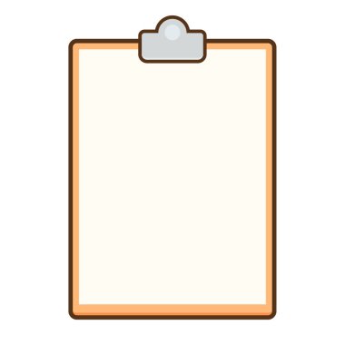 Pano sınır vektörü. Kağıt pano sınır vektörü. Metin için boş alan.