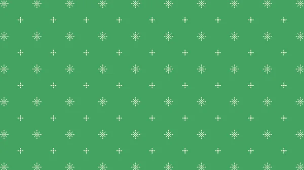 Снежинка Узор Обои Свободное Место Текста Снежинка Зеленом Фоне — стоковый вектор