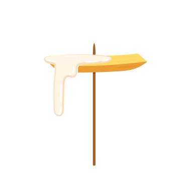 Mozzarella ve patates kızartma vektörü. Duvar kağıdı. Peynir esnemesi Beyaz arkaplanda Mozzarella.