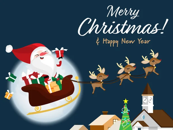 Noel Baba bir grup şirin ren geyiğiyle kızakla gezerken dolunay gökyüzünde bir sürü hediye kutusuyla Noel gecesi kasabaya Mutlu Noeller ve mutlu yıllar mesajlarıyla geliyor. Kış tatilleri çizgi film karakteri geçmişi.