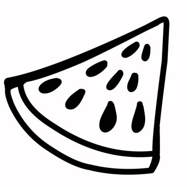 Karalama yaz setindeki plaj eşyalarının izole edilmiş görüntüsü. Tebrik kartları, posterler, çıkartmalar ve mevsimsel tasarım için el çizimi vektör çizimi.