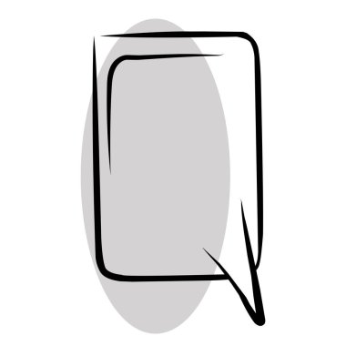 Elle çizilmiş düşünceler ve içinde aşk mesajı, selamlar ve satış ilanı olan konuşma baloncukları. Doodle tarzı. İzole edilmiş bir vektör kümesi.