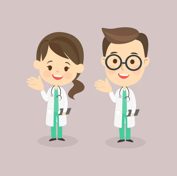 Çizgi Doktor Karakter Vektörü