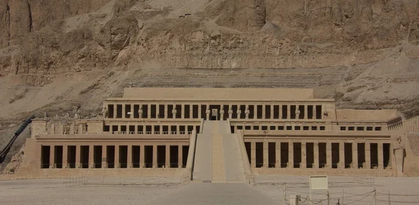 Hatshepsut Mortuary Temple Também Conhecido Por Djeser Djeseru Theban Necropolis — Fotografia de Stock