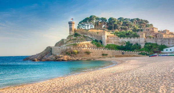 Tossa Mar Vella Costa Brava Katalonya Spanya — Stok fotoğraf