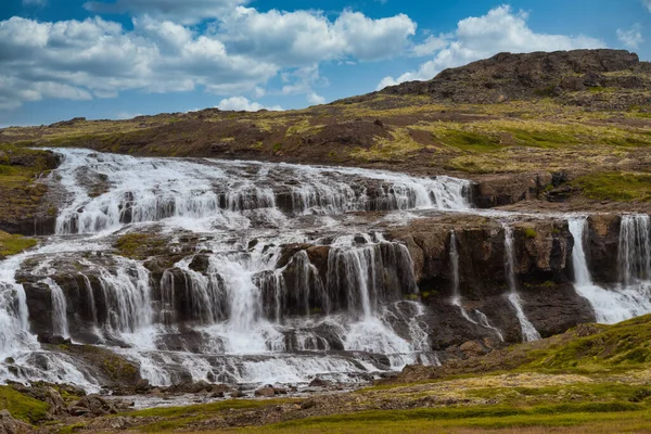 Hvalarfoss Hluboko Strandir Pobřeží Fjordy Oblasti Nepřístupné Pro Automobily Westfjords — Stock fotografie