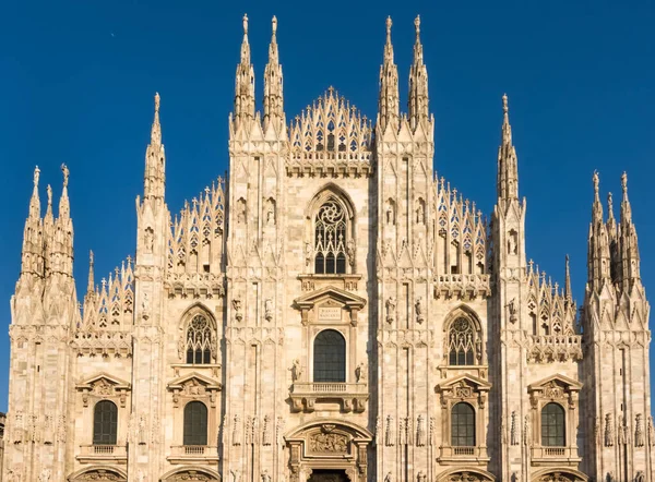 Duomo Milano Catedral Milão Lombardia Norte Itália Dedicada Santa Maria — Fotografia de Stock