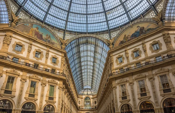 Piazza Del Duomo Galleria Vittorio Emanuele Milão Lombrady Norte Itália — Fotografia de Stock