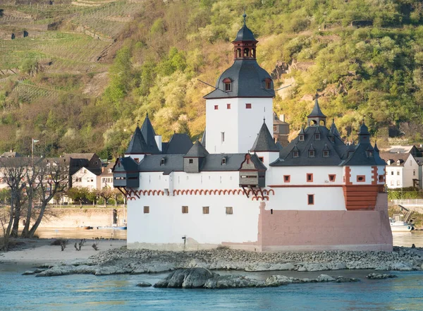 Kaub Powiecie Rhein Lahn Kreis Gmina Loreley Nadrenia Palatynat Niemcy — Zdjęcie stockowe