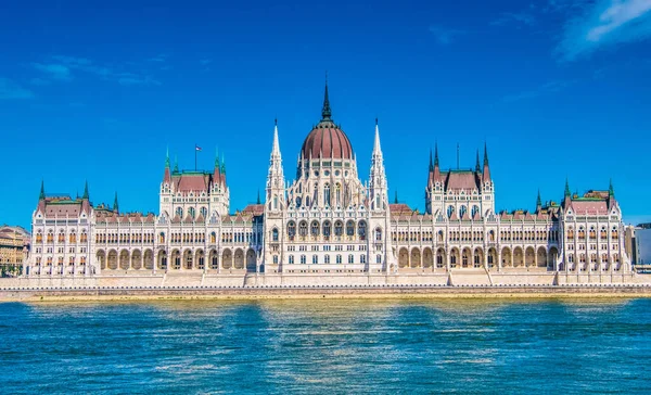 Das Ungarische Parlamentsgebäude Auch Bekannt Als Haus Der Nation Parlament — Stockfoto