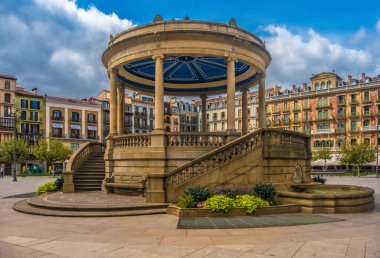 Pamplona, the historical capital of Navarre, Spain clipart