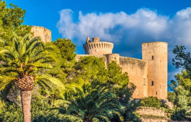 Bellver Klanının Gotik kalıntıları, Palma, Majorca (Mallorca), Balearic Adaları, İspanya.