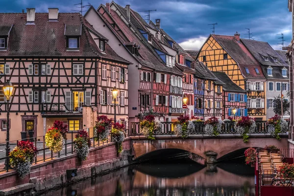 Ciudad Vieja Colmar Capital Del Vino Alsaciano Haut Rhin Francia —  Fotos de Stock