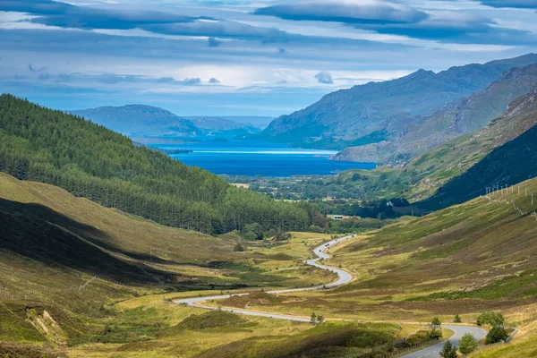 Список Викопних Птахів Loch Maree Viewpoint Beinn Eighe Loch Maree — стокове фото