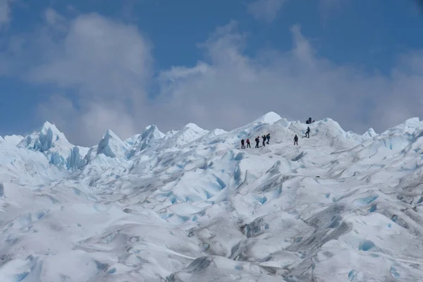 Trekking Perito Moreno Glacier Parque Nacional Los Glaciares Patagônia Argentina — Fotografia de Stock
