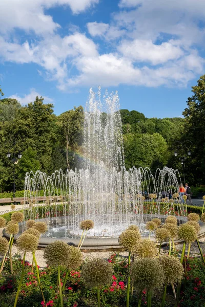 Jardín Bernardino Hermoso Parque Público Antigua Ciudad Vilna Lituania Situado —  Fotos de Stock